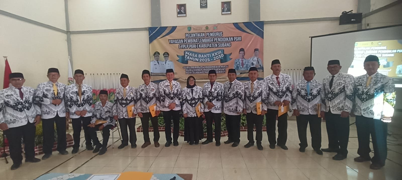Pelantikan Pengurus Perwakilan YPLP PGRI Kabupaten Subang